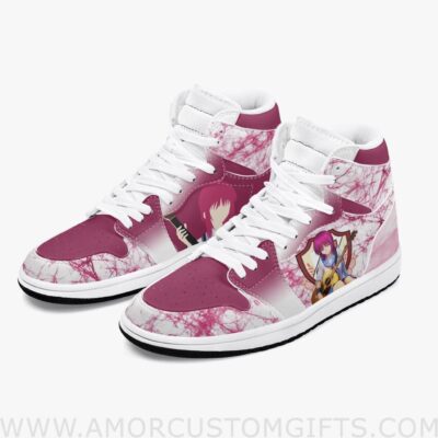 Custom Angel Beats Misami JD1 Anime Sneakers Mid 1 Basketball Shoes