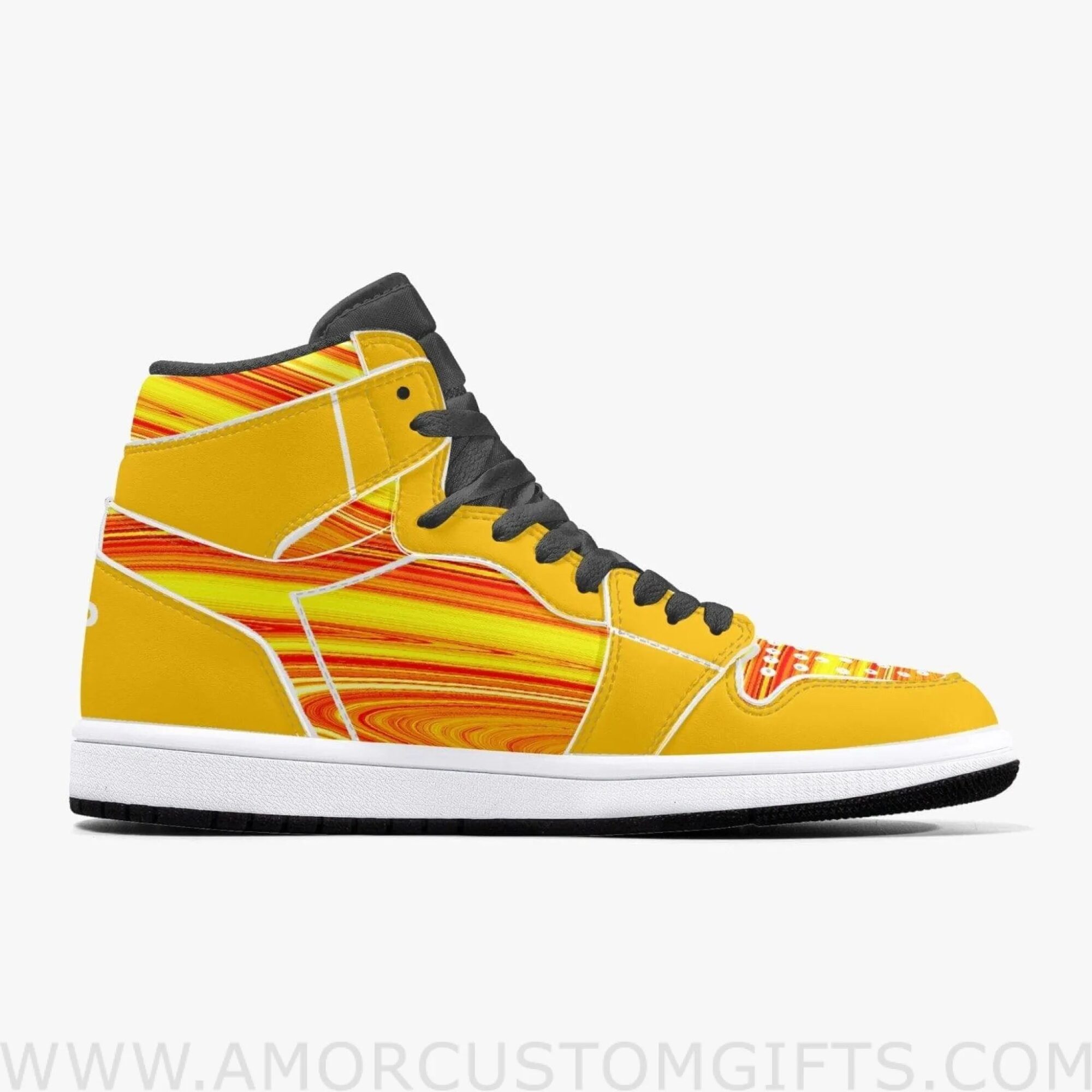 Custom Assassination Classroom Koro sensei JD1 Anime Sneakers Mid 1 Basketball Shoes