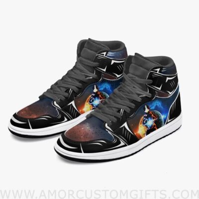 Custom Avatar The Last Airbender Aang Avatar State JD1 Anime Sneakers Mid 1 Basketball Shoes
