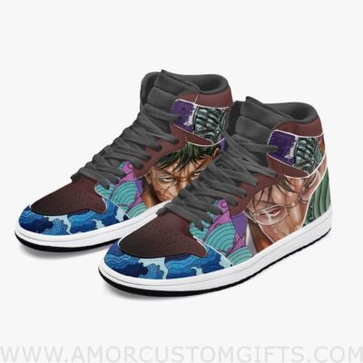 Custom Baki Kaoru JD1 Anime Sneakers Mid 1 Basketball Shoes