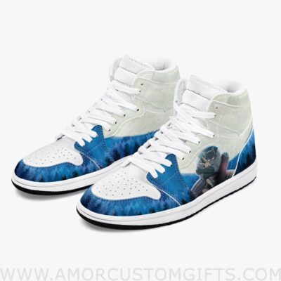 Custom BeaStars Legoshi JD1 Anime Sneakers Mid 1 Basketball Shoes