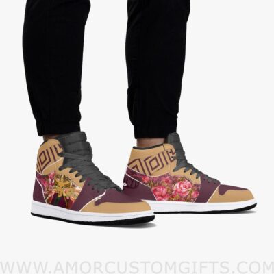 Custom BeaStars Louis JD1 Anime Sneakers Mid 1 Basketball Shoes