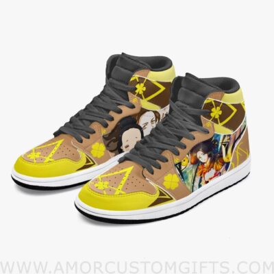 Custom Black Clover Charmy Pappitson JD1 Anime Sneakers Mid 1 Basketball Shoes