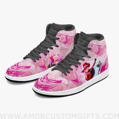 Custom Black Clover Vanessa Enoteca JD1 Anime Sneakers Mid 1 Basketball Shoes