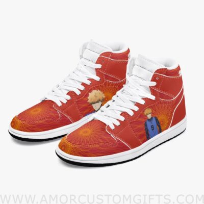 Custom Blue Lock Rensuke Kunigami JD1 Anime Sneakers Mid 1 Basketball Shoes