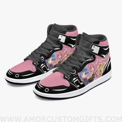 Custom Bocchi the Rock 3 JD1 Anime Sneakers Mid 1 Basketball Shoes