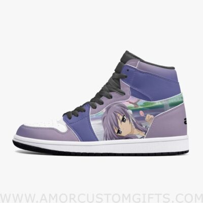 Custom Clannad Kyou Fujibayashi JD1 Anime Sneakers Mid 1 Basketball Shoes
