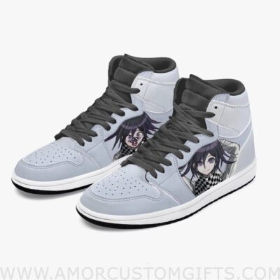 Custom Danganronpa Kokichi Oma JD1 Anime Sneakers Mid 1 Basketball Shoes
