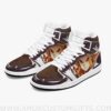 Custom Demon Slayer Kyojuro Rengoku JD1 Anime Sneakers Mid 1 Basketball Shoes