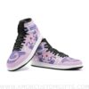 Custom Espeon Pokemon Mid Top Basketball Sneakers Shoes | Personalizable Anime Fan Sneakers