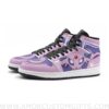 Custom Espeon Pokemon Mid Top Basketball Sneakers Shoes | Personalizable Anime Fan Sneakers