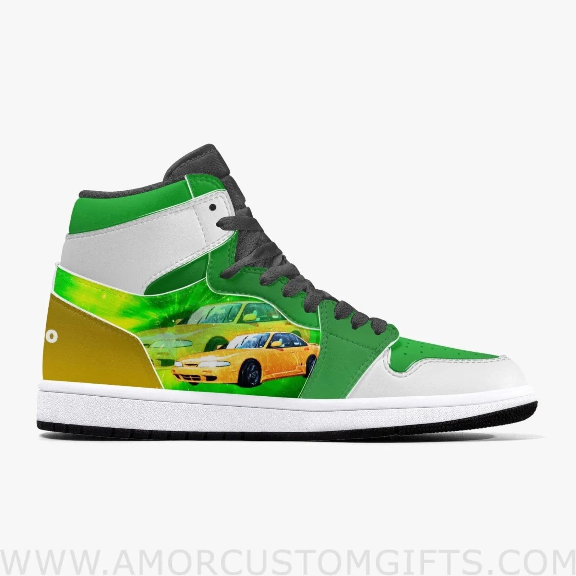 Custom Initial D Kenta Nakamura JD1 Anime Sneakers Mid 1 Basketball Shoes