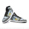 Custom Luxray Pokemon V2 Mid Top Basketball Sneakers Shoes | Personalizable Anime Fan Sneakers