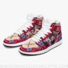 Custom One Piece Monkey D. Luffy Armament Haki JD1 Anime Shoes Mid Top Sneakers