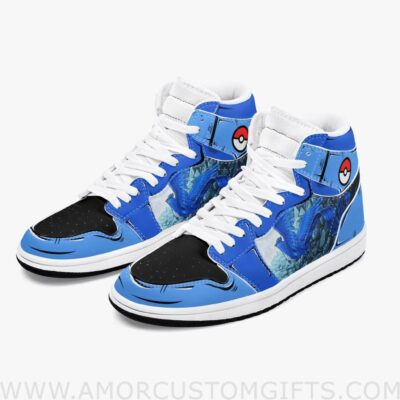 Custom Pokemon Articuno JD1 Anime Sneakers Mid 1 Basketball Shoes