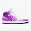 Custom Pokemon Mewtwo Air JD1 Anime Sneakers Mid 1 Basketball Shoes