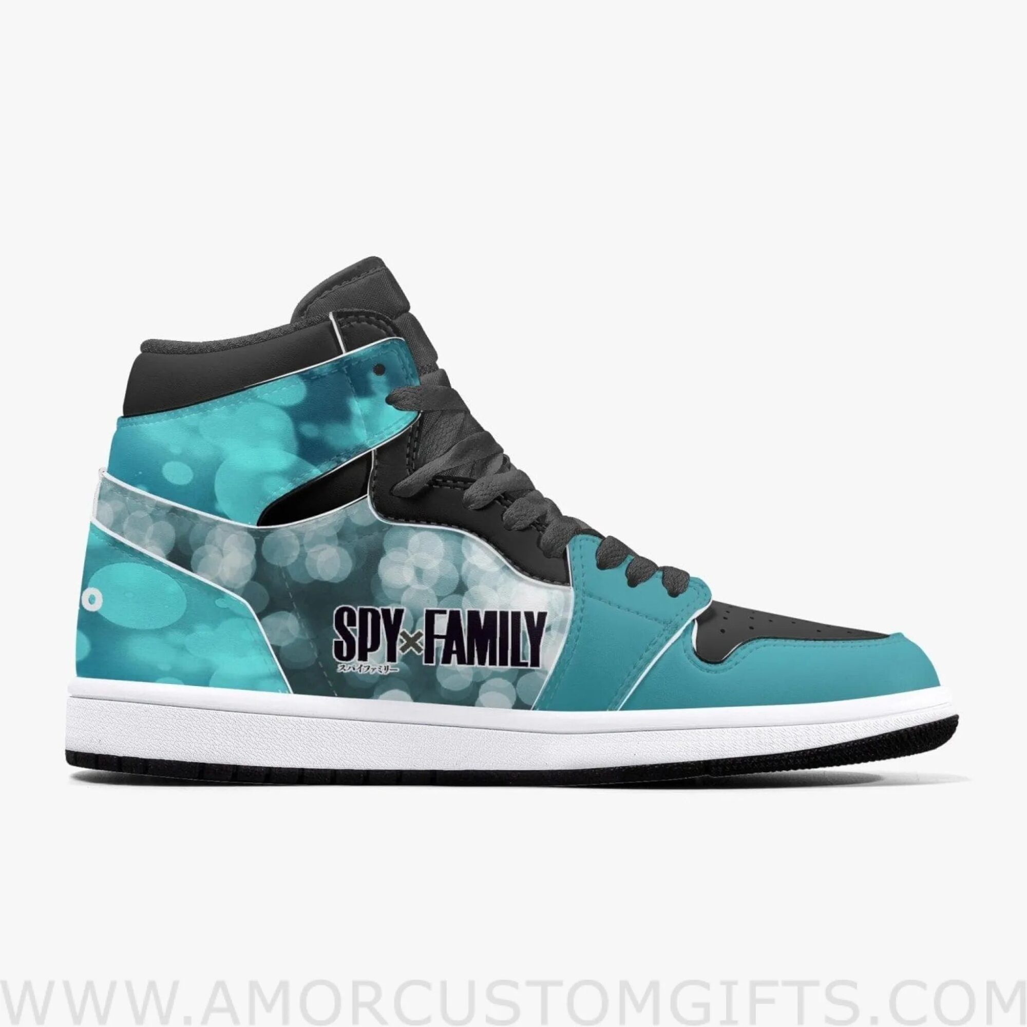 Custom Psy x Family Franky Franklin JD1 Anime Sneakers Mid 1 Basketball Shoes