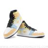 Custom Screaming Sun Rick and Morty Mid Top Basketball Sneakers Shoes | Personalizable Anime Fan Sneakers