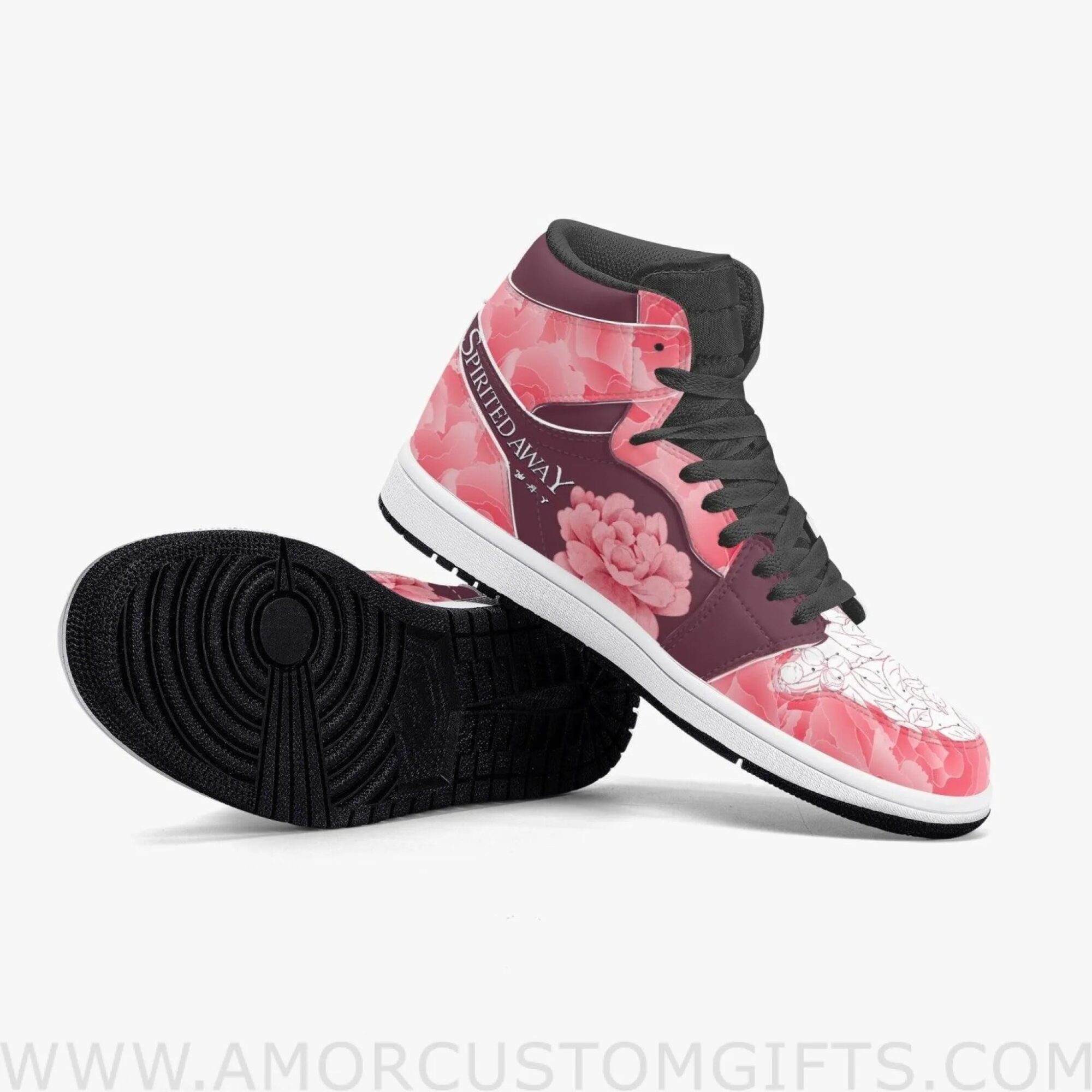 Custom Spirited Away Chihiro JD1 Anime Sneakers Mid 1 Basketball Shoes