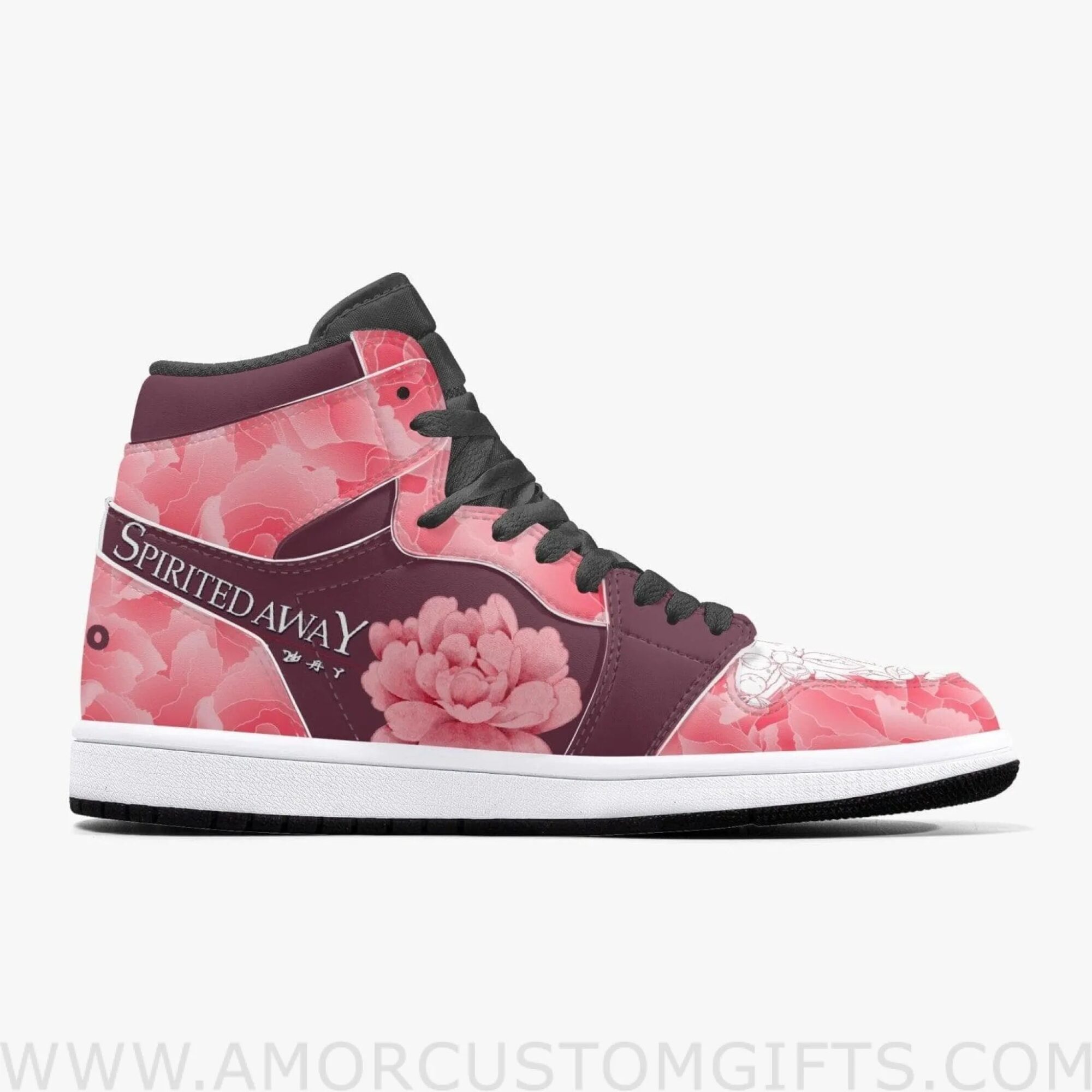 Custom Spirited Away Chihiro JD1 Anime Sneakers Mid 1 Basketball Shoes