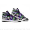 Custom The Joker Mid Top Basketball Sneakers Shoes | Personalizable Anime Fan Sneakers