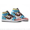 Custom Tony Tony Chopper One Piece Mid Top Basketball Sneakers Shoes | Personalizable Anime Fan Sneakers