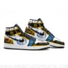 Custom Trafalgar Law One Piece Mid Top Basketball Sneakers Shoes | Personalizable Anime Fan Sneakers