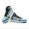 Custom Vaporeon Pokemon 2 Mid Top Basketball Sneakers Shoes | Personalizable Anime Fan Sneakers