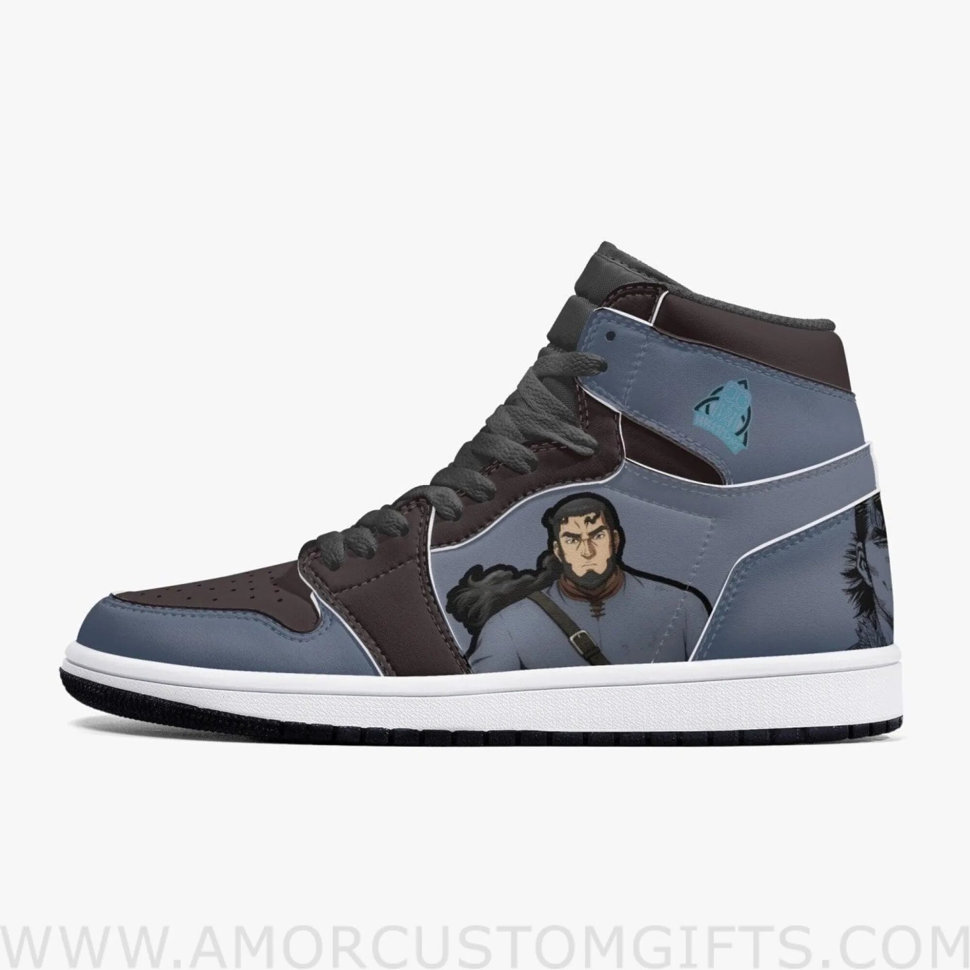 Custom Vinland Saga Thors JD1 Anime Sneakers Mid 1 Basketball Shoes