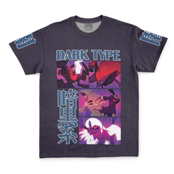 Hooktab Dark Type Pokemon Shirt Streetwear Anime T-Shirt