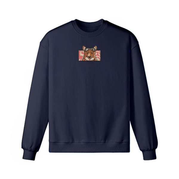 Data Corgi Embroidered Sweatshirt