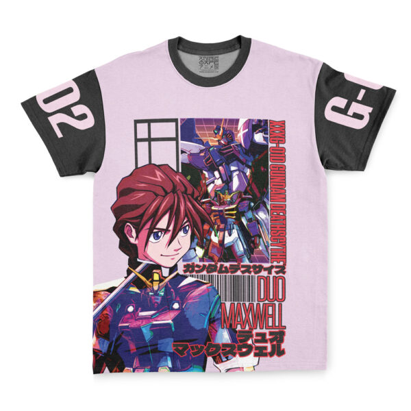 Hooktab Deathscythe x Duo Maxwell Gundam Wing Endless Waltz Streetwear Anime T-Shirt