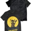 Detective Pikachu Silhouette Pokemon Anime Unisex T-Shirt