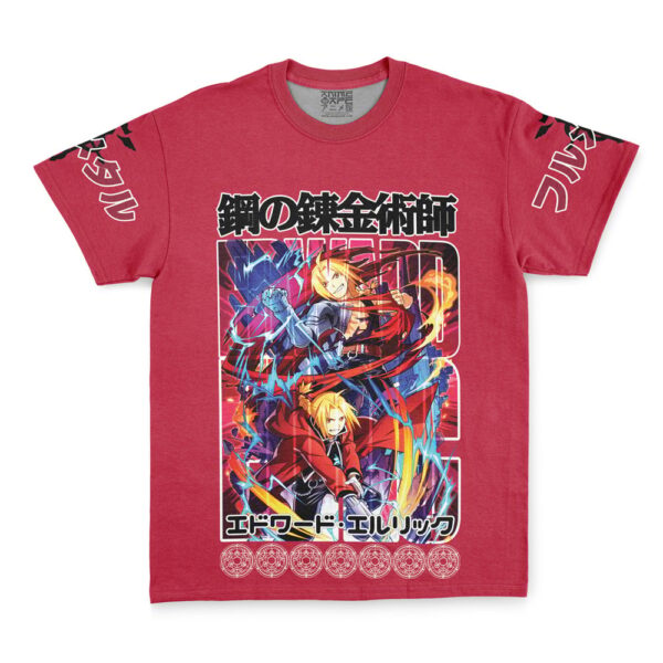 Hooktab Edward Elric Fullmetal Alchemist Streetwear Anime T-Shirt