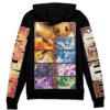 Eeveelution Pokemon Streetwear Otaku Cosplay Anime Zip Hoodie