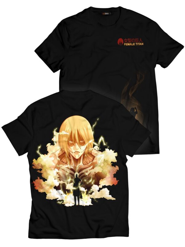 Female Titan Spirit Attack on Titan Anime Unisex T-Shirt