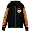 Fire Type Pokemon Streetwear Otaku Cosplay Anime Zip Hoodie