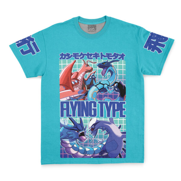 Hooktab Flying Type Pokemon Shirt Streetwear Anime T-Shirt