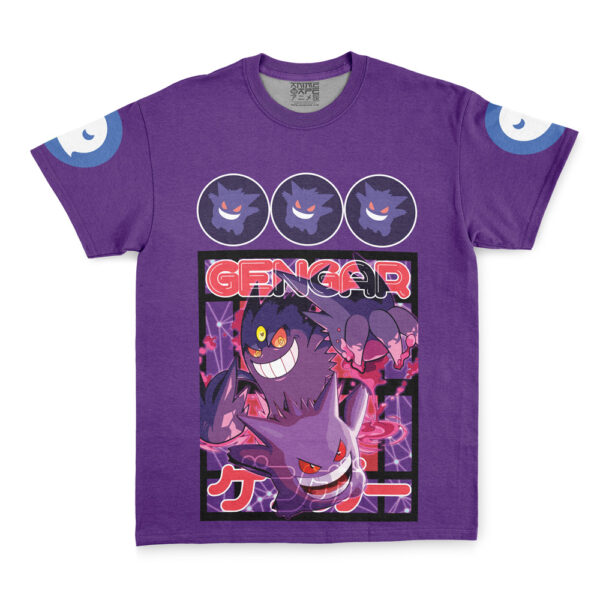 Hooktab Gengar Pokemon Shirt Streetwear Anime T-Shirt