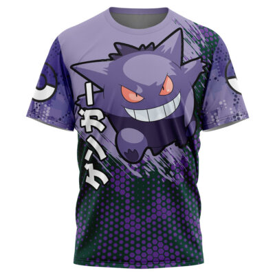 Hooktab Gengar V3 Pokemon Shirt Anime T-Shirt