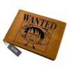 Luffy Wanted Leather Wallet Anime