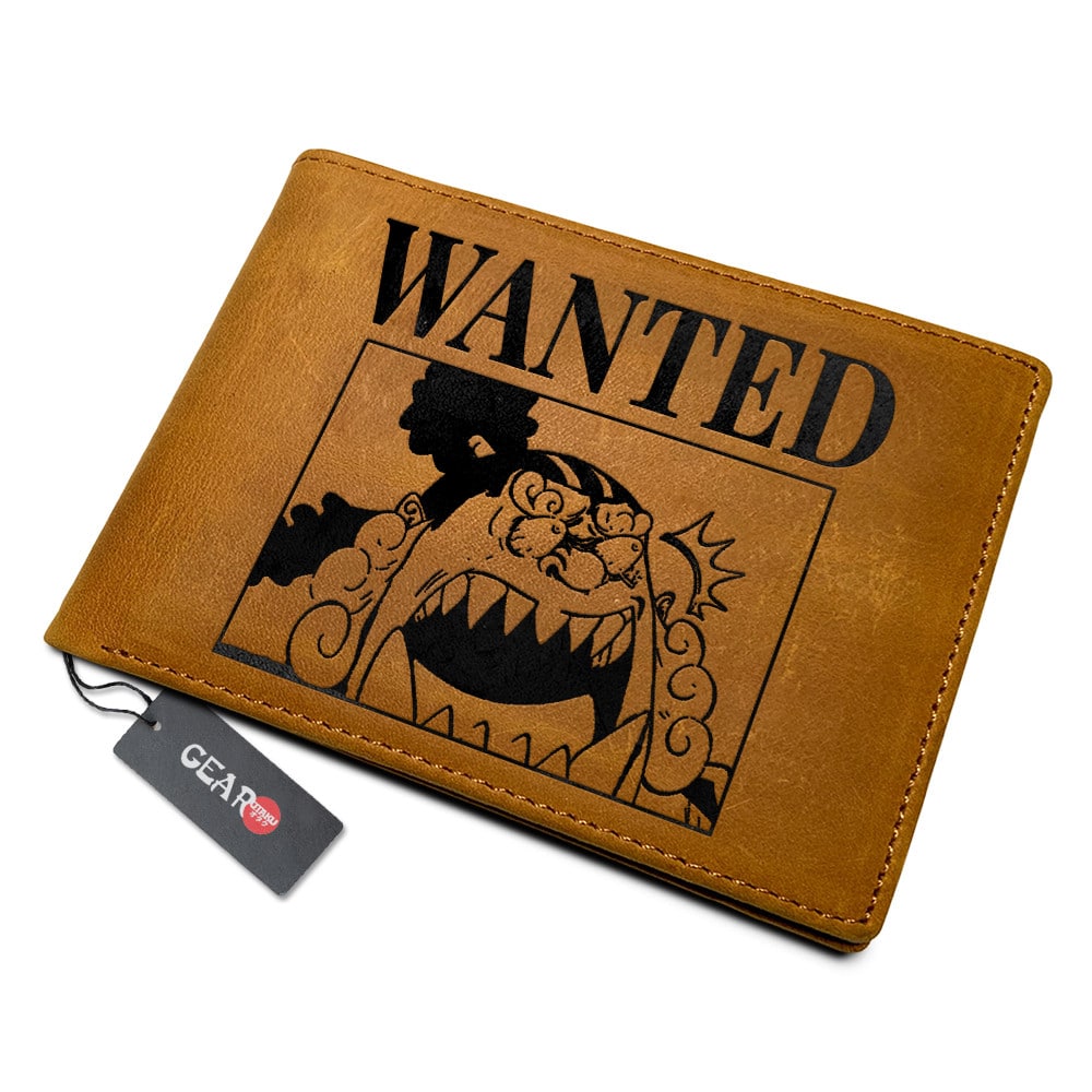 Jinbe Wanted Leather Wallet Anime