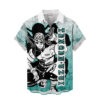 Manga Style Tengen Uzui Hawaiian Shirt Demon Slayer Hawaiian Shirt Anime Hawaiian Shirt