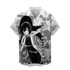 Manga Style Obanai Iguro Hawaiian Shirt Demon Slayer Hawaiian Shirt Anime Hawaiian Shirt