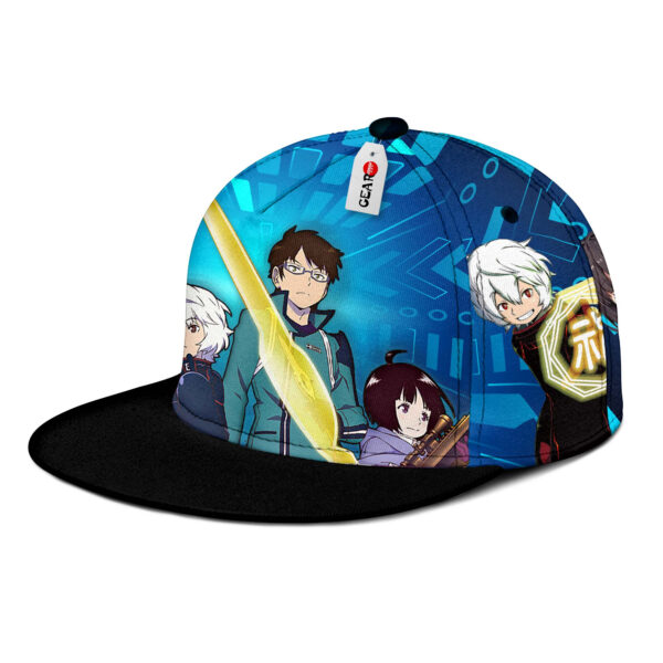 Osamu Yuma Chika Hyuse Snapback Hat World Trigger Snapback Hat Anime Snapback Hat