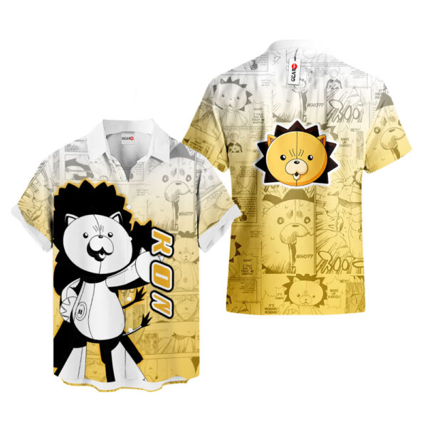 Manga Style Kon Anime Shirt Anime Hawaiian Shirt Bleach Hawaiian Shirt Anime Hawaiian Shirt
