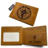 The Flamel Leather Wallet Anime Personalized