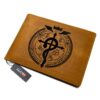 The Flamel Leather Wallet Anime Personalized