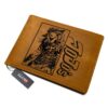 Gyro Zeppeli Leather Wallet Anime Personalized