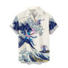 Merch Greninja Kanagawa Great Wave Greninja Hawaiian Shirt Pokemon Hawaiian Shirt Anime Hawaiian Shirt